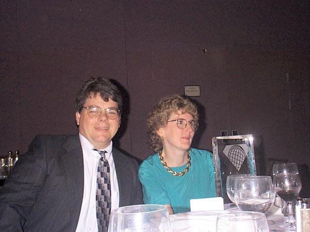 Chris, Brenda, and The AWARD!